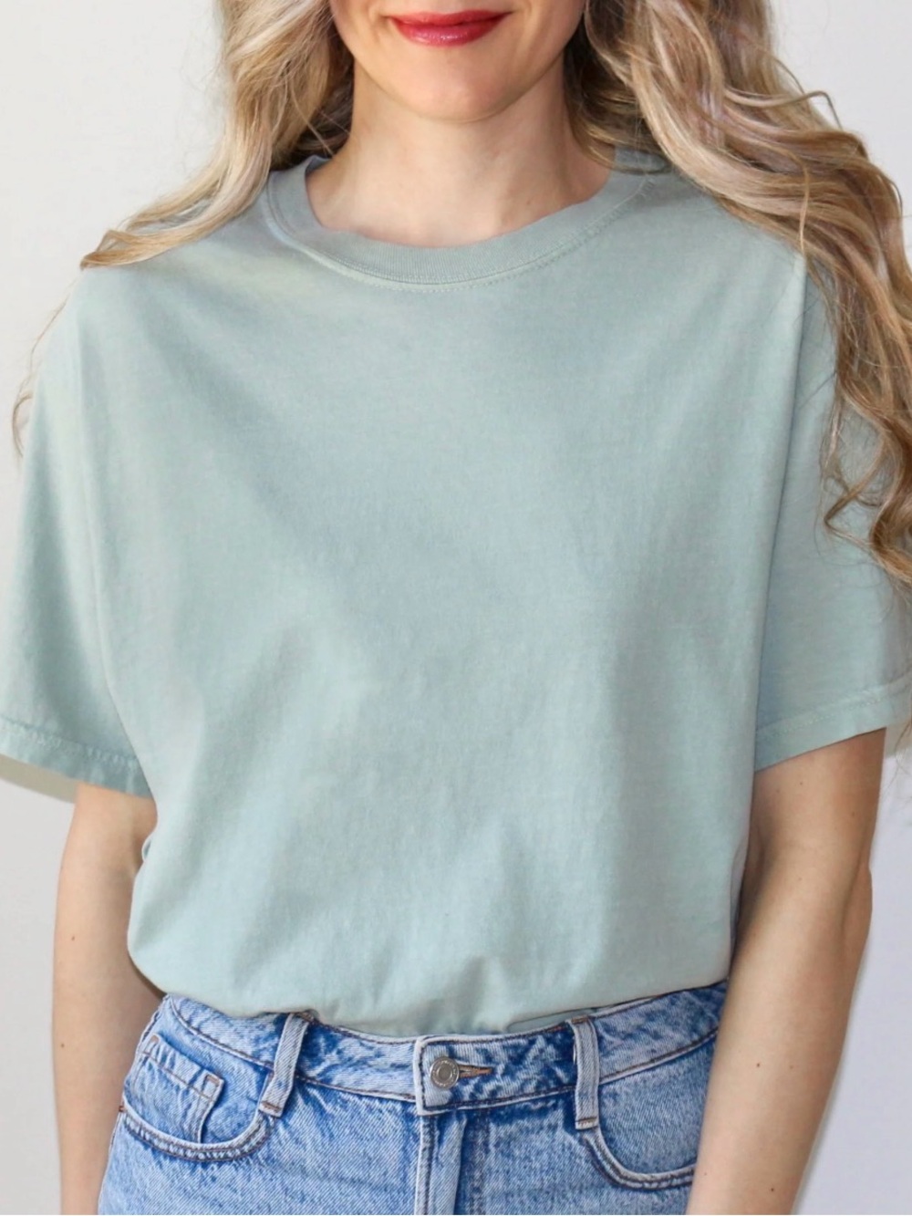 George Sage Green Short Sleeve Crewneck Tee